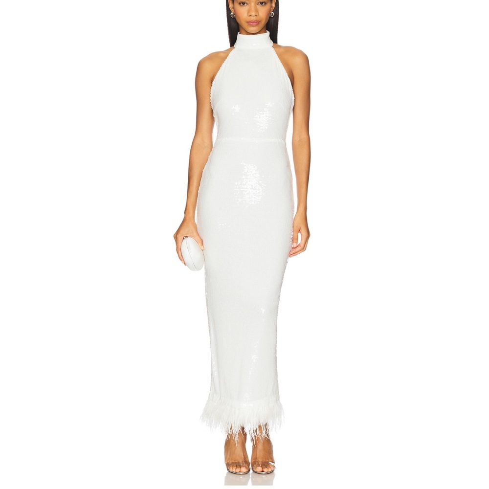 REVOLVE White Janya Maxi Dress